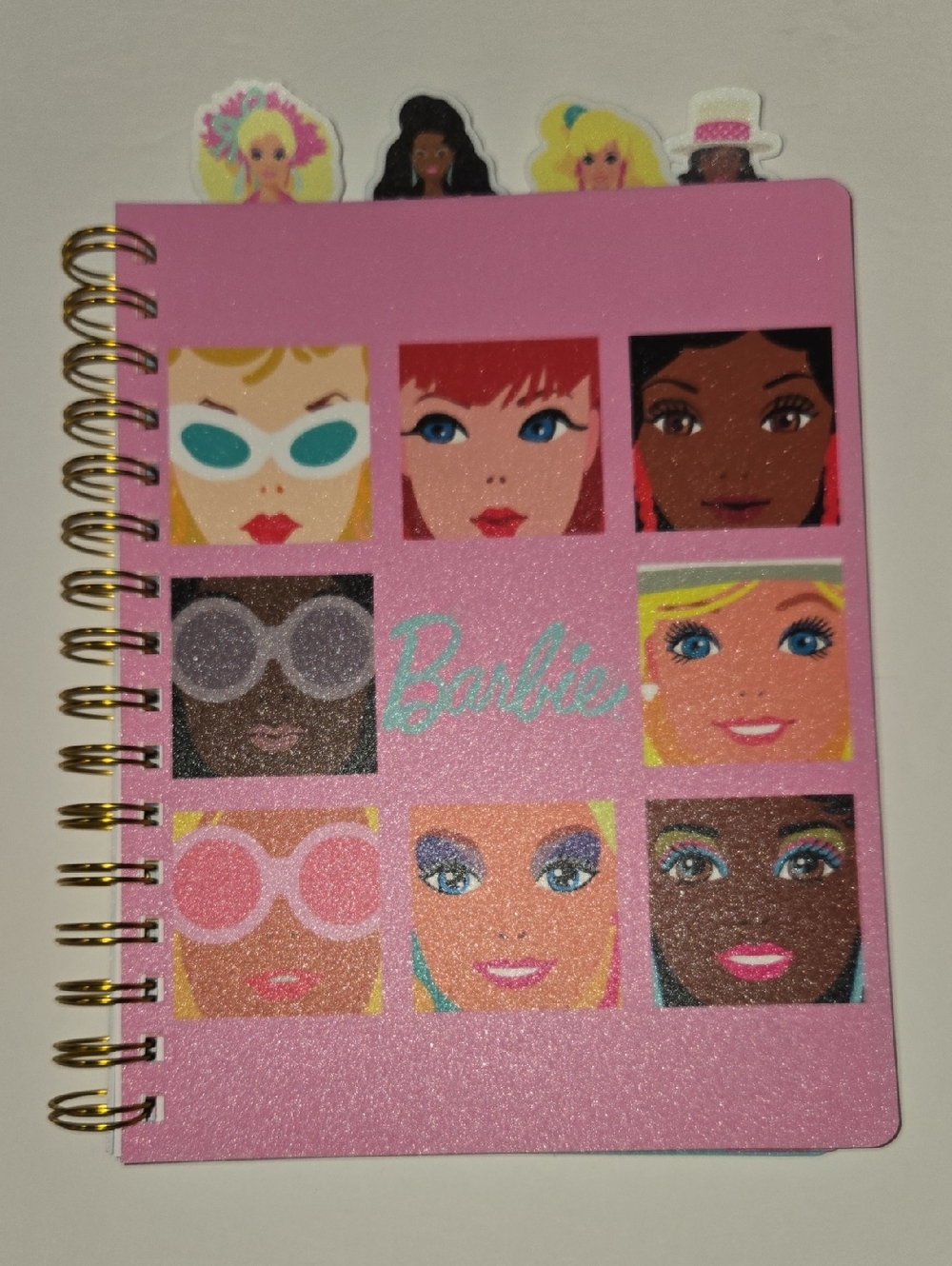 Barbie Spiral Tabbed Notebook